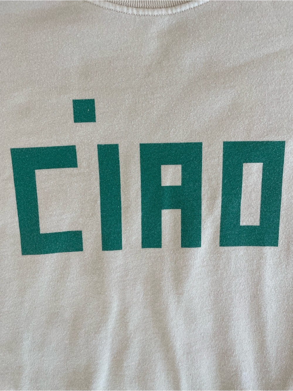 Clare V. “Ciao” Le Drop Shoulder Sweatshirt – Size Large - Picture 4 of 8